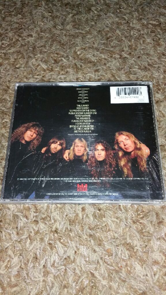 No Prayer For The Dying - Iron Maiden (CD - 61) music collectible [Barcode 600234011027] - Main Image 2