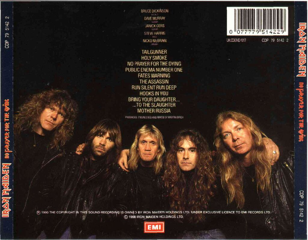No Prayer For The Dying - Iron Maiden (CD) music collectible - Main Image 2