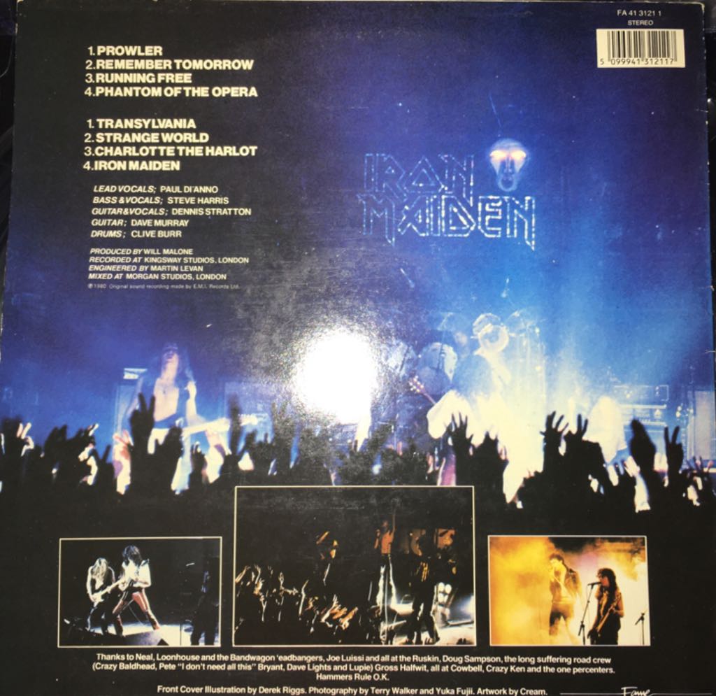 Iron Maiden - Iron Maiden (CD-R - 3739) music collectible [Barcode 5099915754813] - Main Image 2