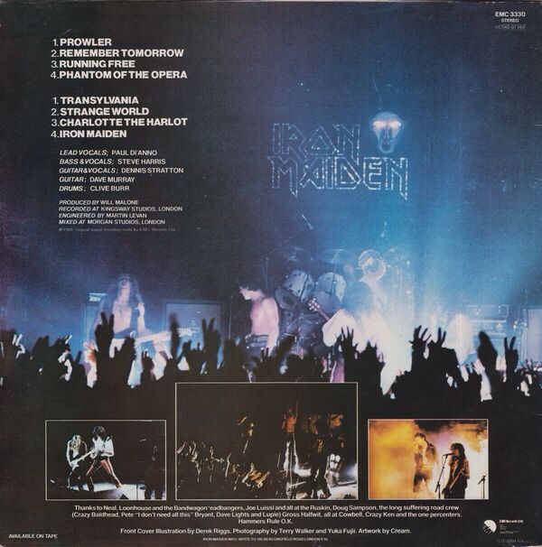 Iron Maiden (01) - Iron Maiden - Iron Maiden (12” - 38) music collectible - Main Image 2