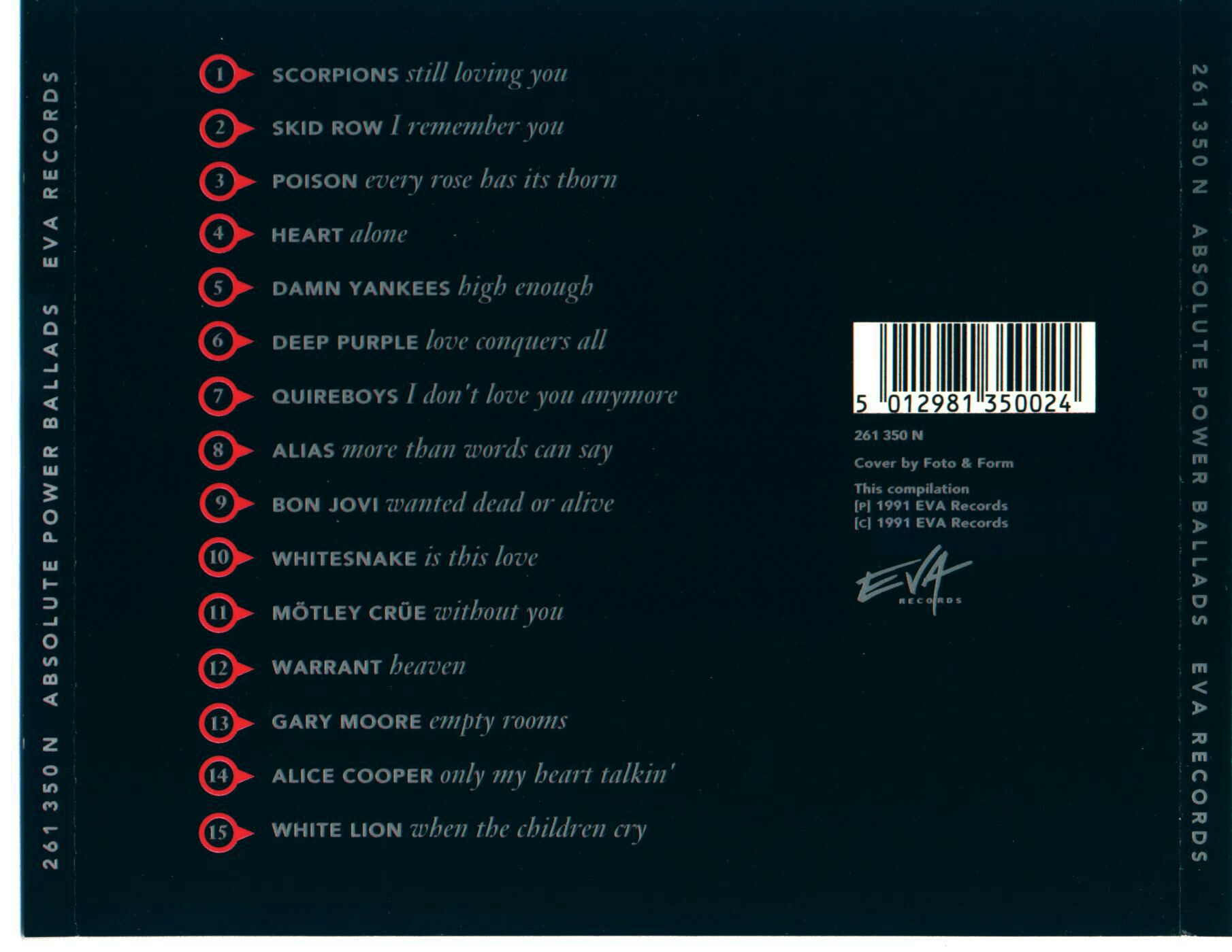 Power Ballads - Power Ballads (MP3) music collectible [Barcode 5012981350024] - Main Image 2