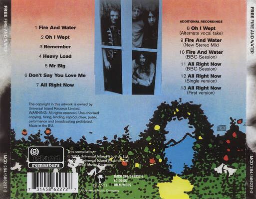 Fire And Water - Free (CD) music collectible [Barcode 602547318749] - Main Image 2
