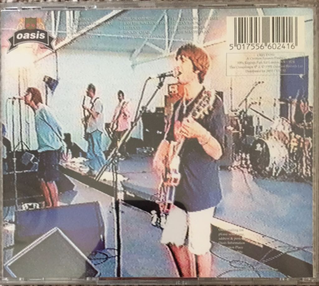 The Masterplan - Oasis (CD) music collectible [Barcode 5017556602416] - Main Image 2