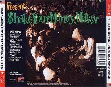 Shake Your Money Maker - The Black Crowes (CD - 4342) music collectible [Barcode 074646108123] - Main Image 2