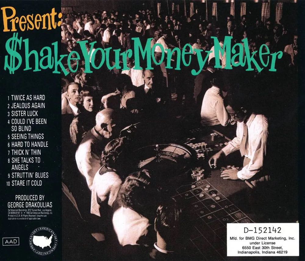 Shake Your Money Maker - The Black Crowes (Cassette - 4342) music collectible [Barcode 075992427845] - Main Image 2