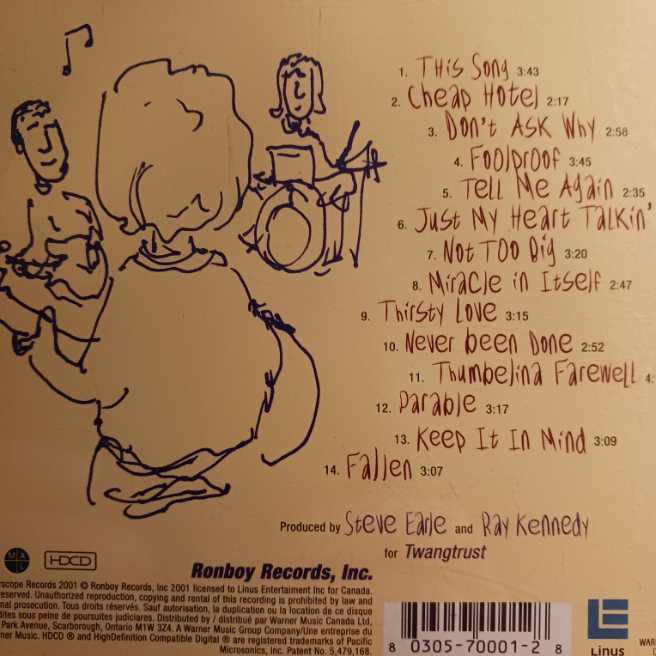 Blue Boy - Sexsmith, Ron (CD) music collectible [Barcode 803057000128] - Main Image 2