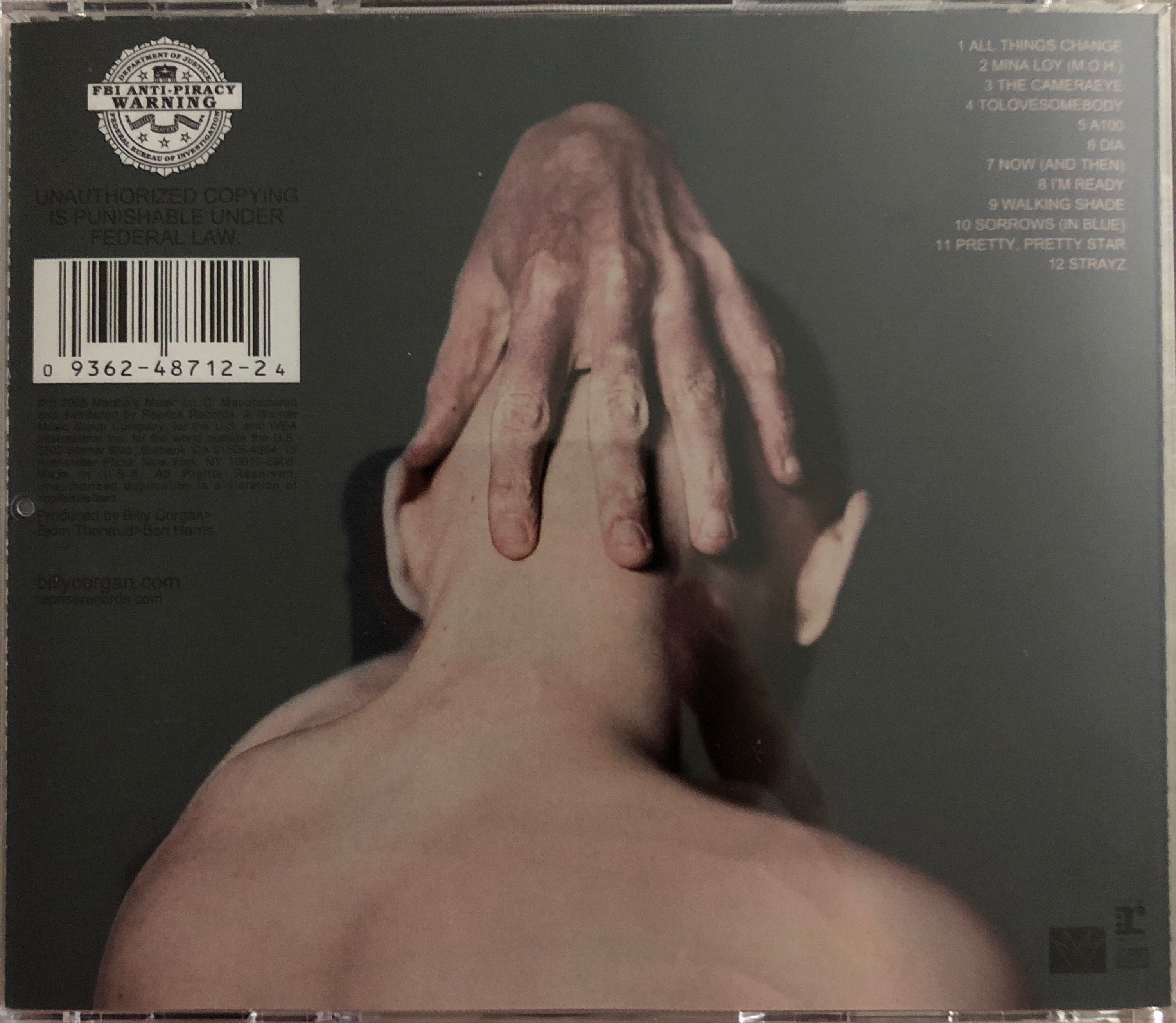 TheFutureEmbrace - Billy Corgan (CD - 45) music collectible [Barcode 093624871224] - Main Image 3