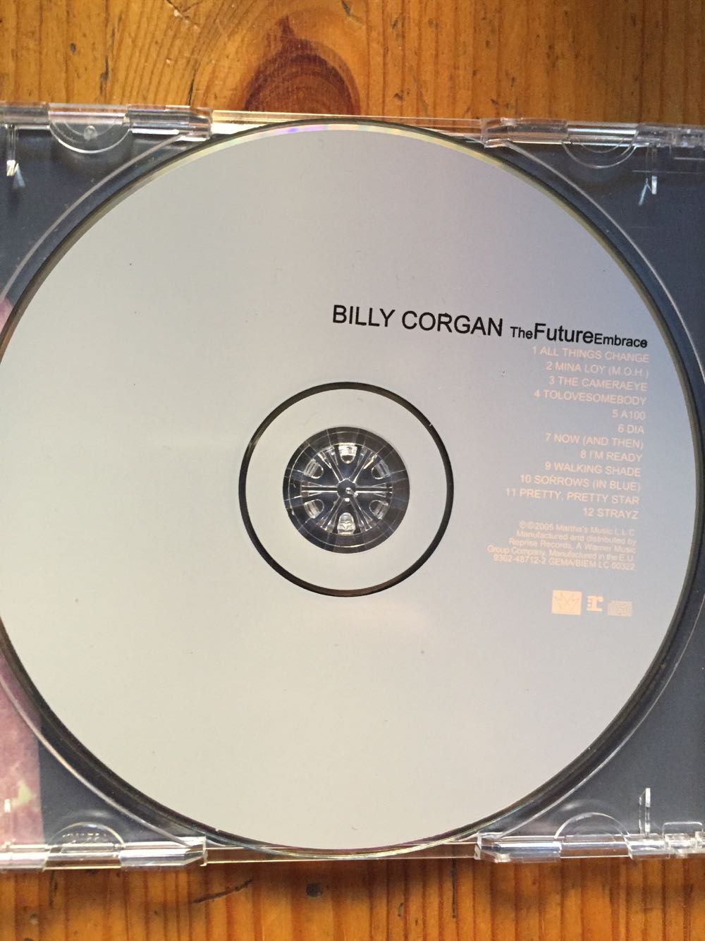 TheFutureEmbrace - Billy Corgan (CD - 45) music collectible [Barcode 093624871224] - Main Image 4