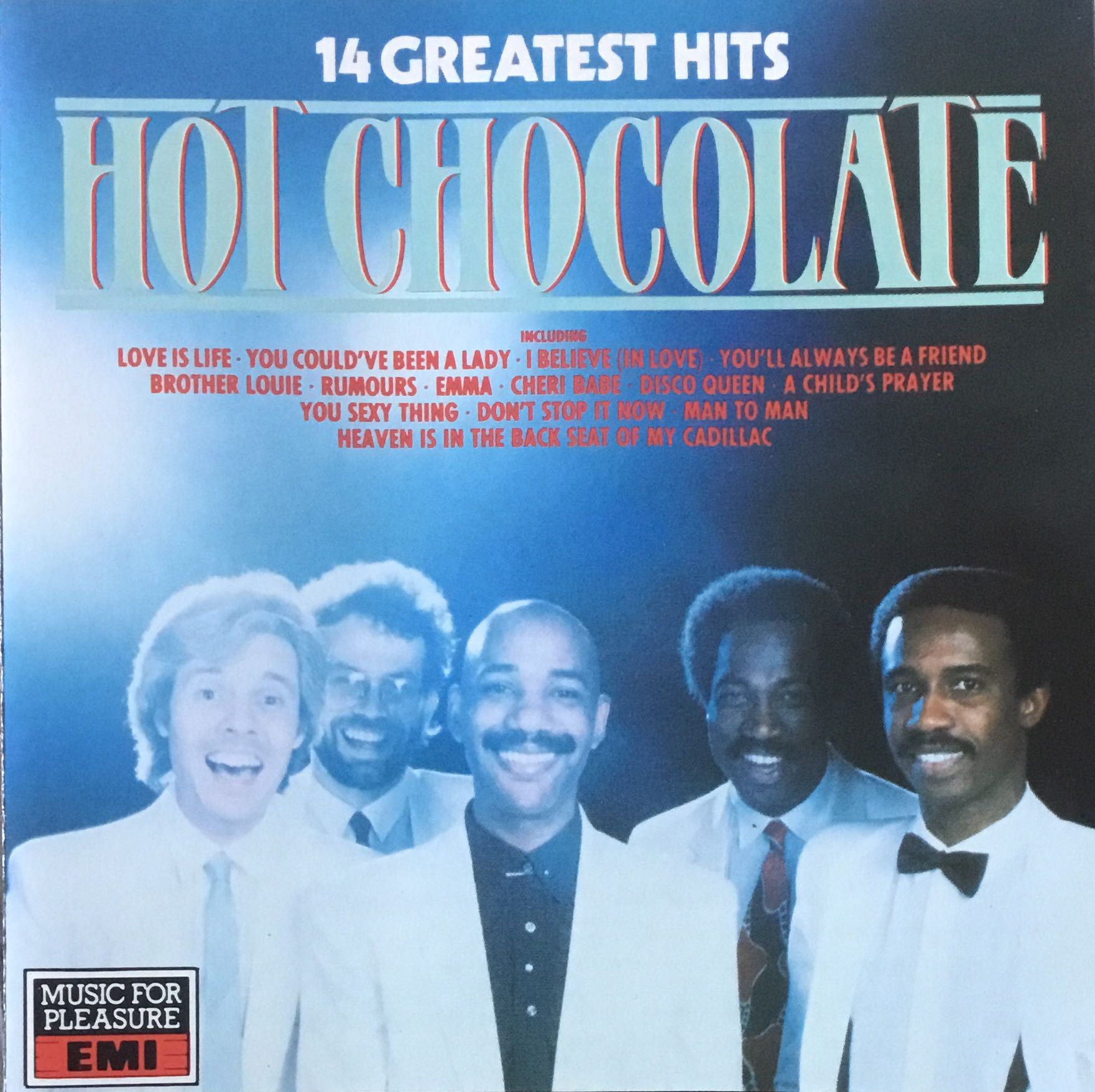 14 Greatest Hits - Hot Chocolate (CD - 54) music collectible [Barcode 077775201420] - Main Image 3