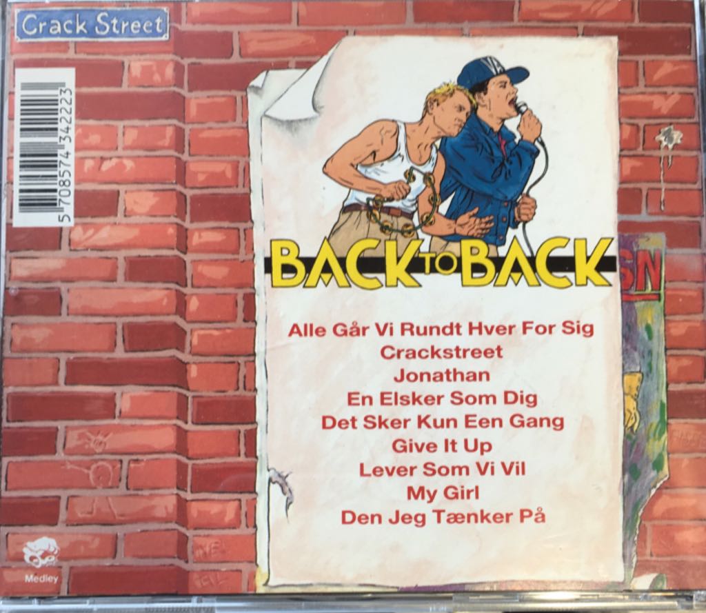 Crackstreet - Back To Back (CD) music collectible [Barcode 5708574342223] - Main Image 2