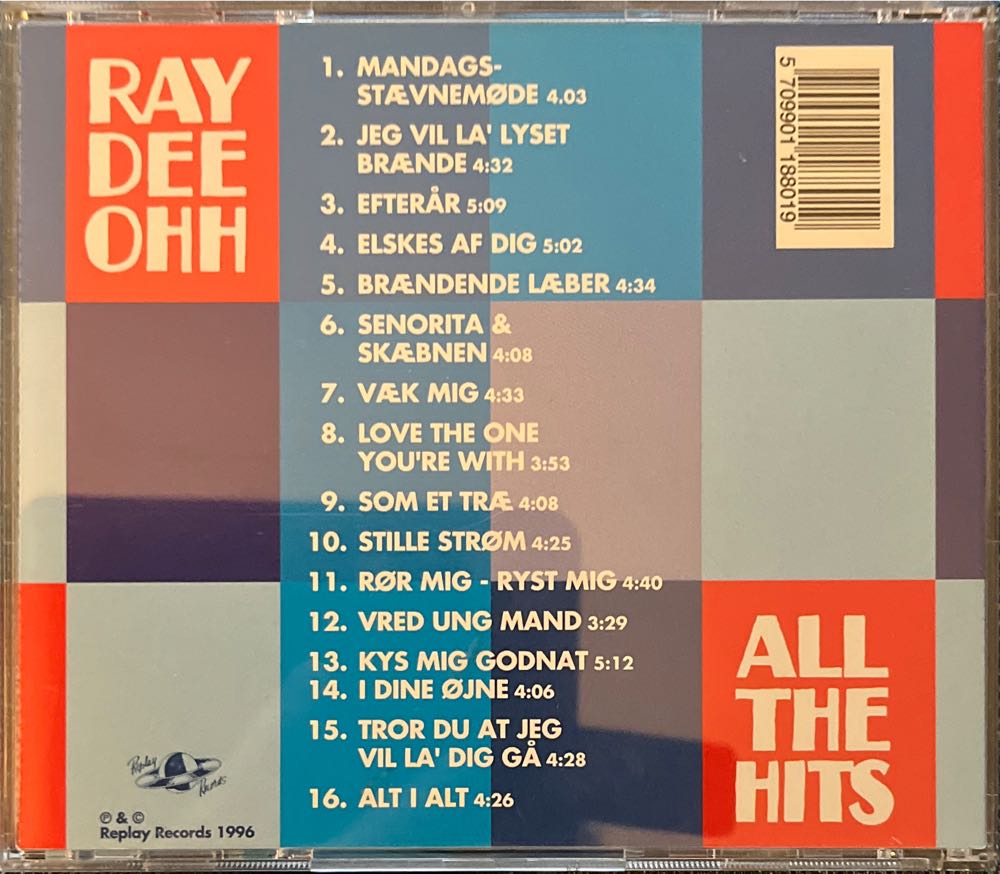 All The Hits - Ray Dee Ohh (CD) music collectible [Barcode 5709901188019] - Main Image 2