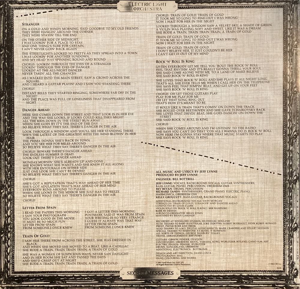 Secret Messages - Electric Light Orchestra (12” - 47) music collectible [Barcode 074643849012] - Main Image 4