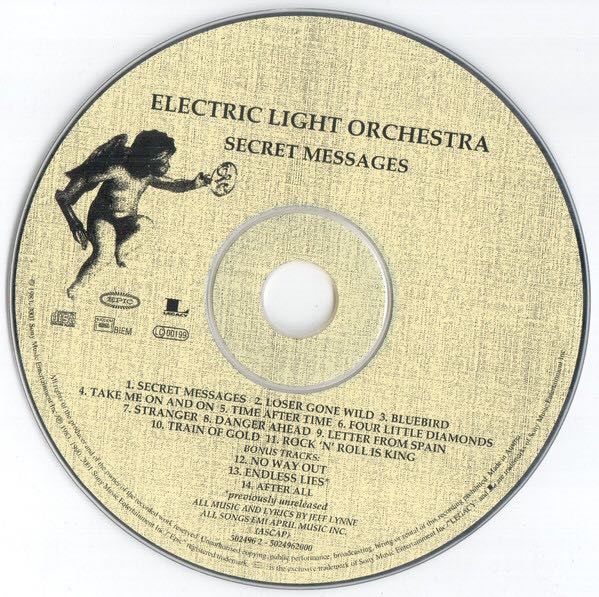 Secret messages - Electric Light Orchestra (CD - 47) music collectible [Barcode 5099750249628] - Main Image 4