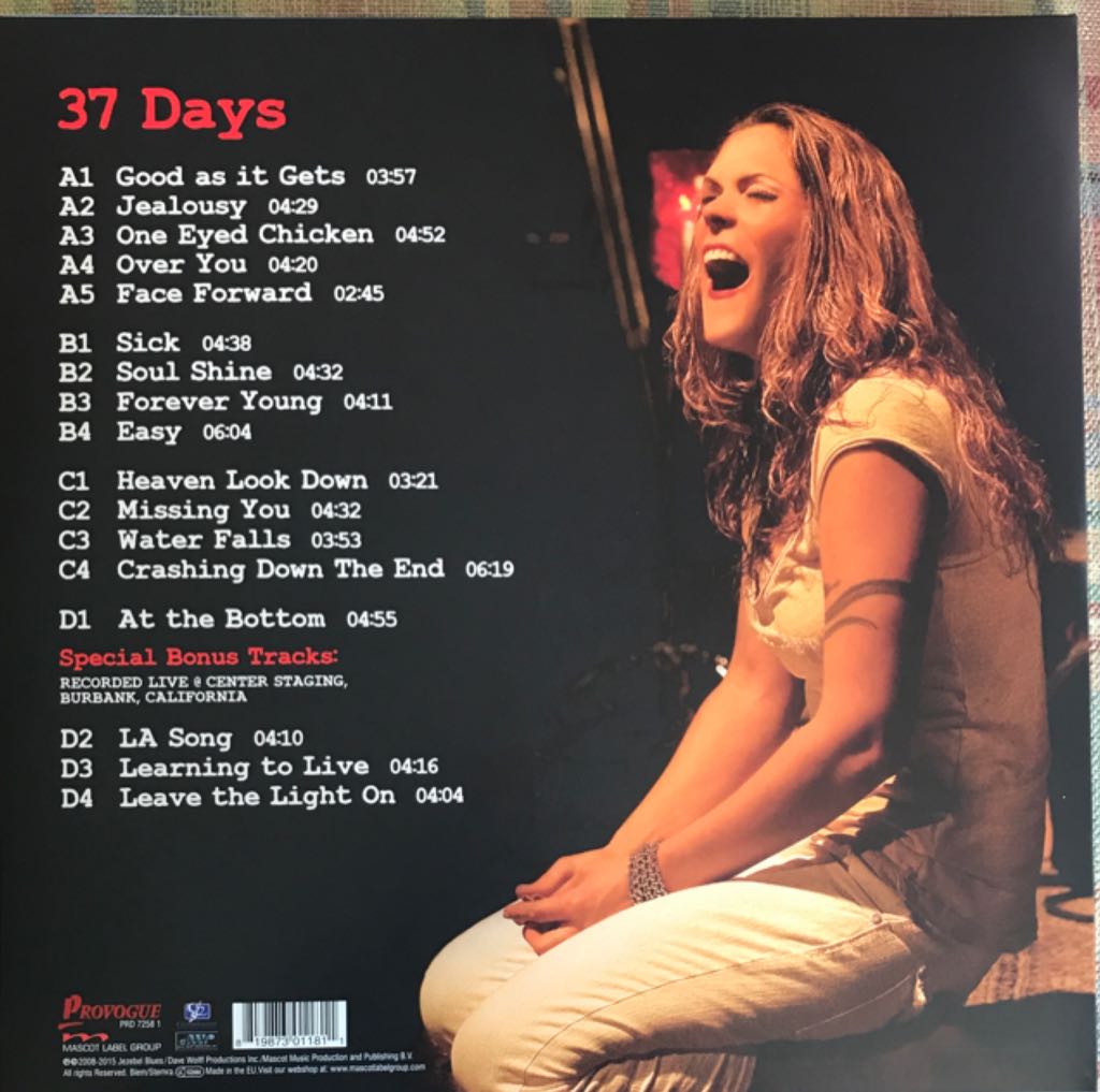 37 Days - Hart, Beth (12”) music collectible [Barcode 819873011811] - Main Image 2