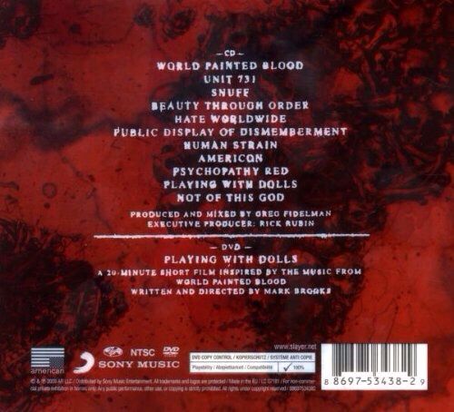 World Painted Blood - Slayer (MP3 - 39:52) music collectible [Barcode 286974137823] - Main Image 2