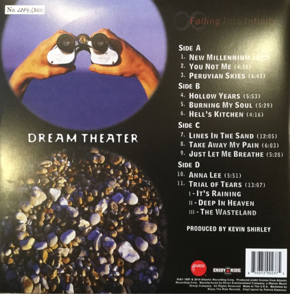 Falling Into Infinity - Dream Theater music collectible [Barcode 850372002375] - Main Image 2