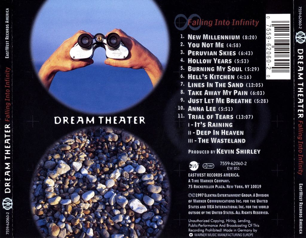 Falling Into Infinity [JPN] - Dream Theater (CD) music collectible [Barcode 8718469534005] - Main Image 2