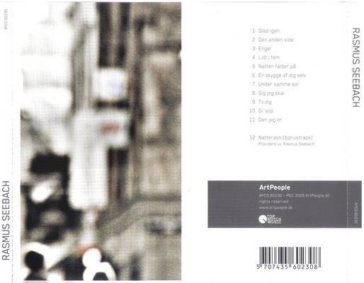 Rasmus Seebach - Rasmus Seebach (CD) music collectible [Barcode 5707435602308] - Main Image 2