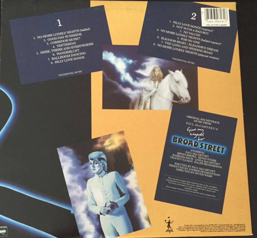 Give My Regards To Broad Street - Soundtrack (12” - 61:13) music collectible - Main Image 2