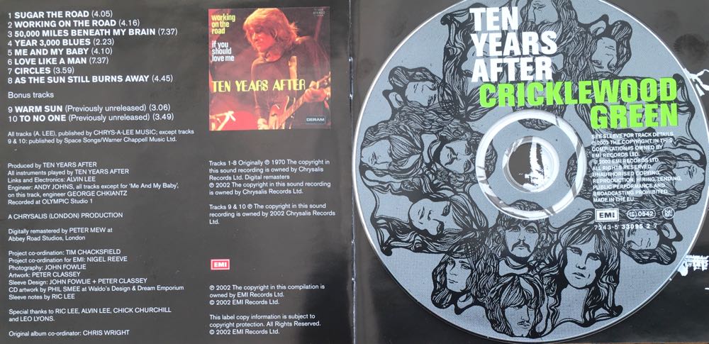 Cricklewood Green - Ten Years After (CD) music collectible [Barcode 724353309527] - Main Image 3
