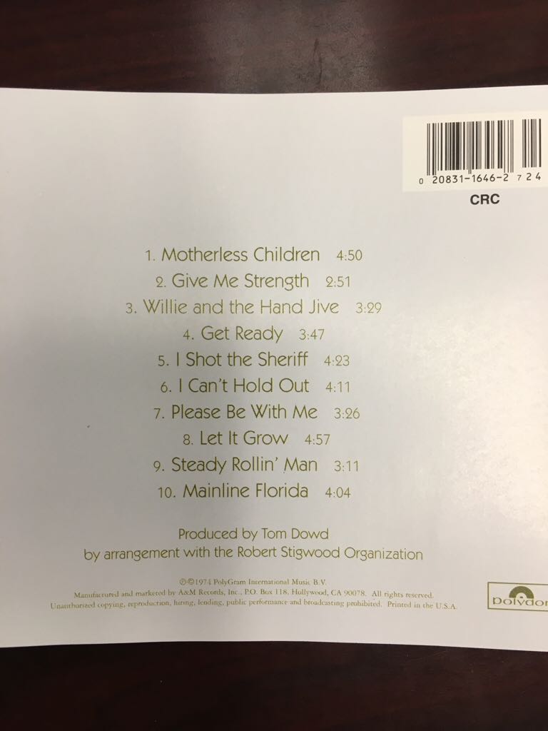 Layla - Clapton, Eric (CD) music collectible [Barcode 020831164627] - Main Image 2