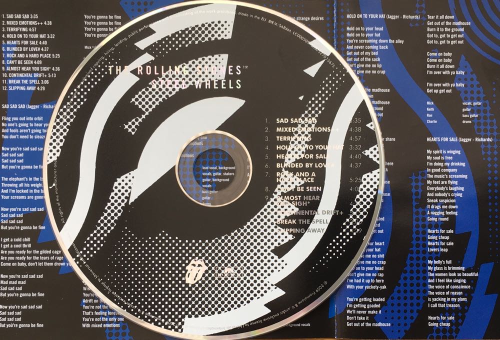 Steel Wheels - Rolling Stones, The (CD - 5303) music collectible [Barcode 602527015675] - Main Image 4
