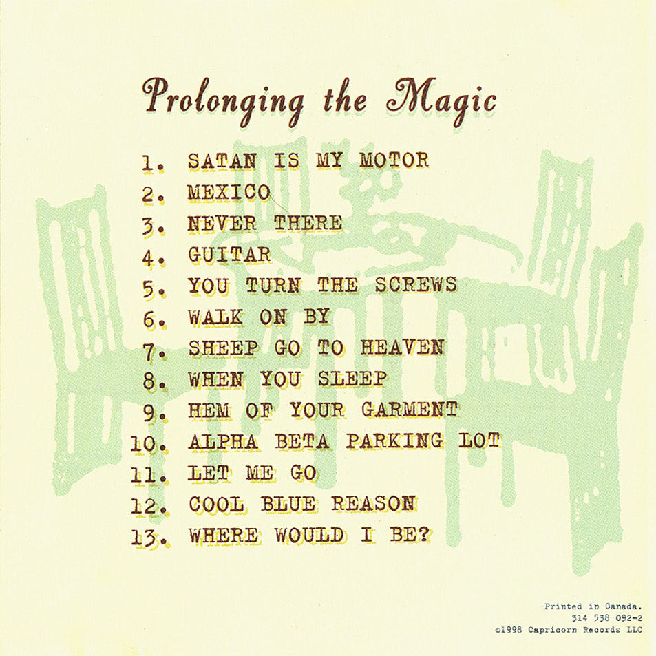 Prolonging The Magic - Cake (CD - 48) music collectible [Barcode 614223809229] - Main Image 2