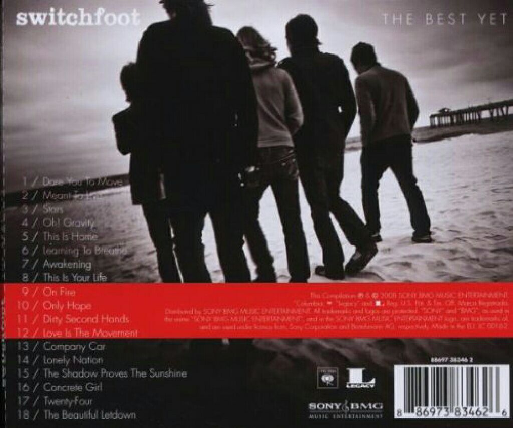 The Best Yet - Switchfoot (CD - 77) music collectible [Barcode 886973834626] - Main Image 2