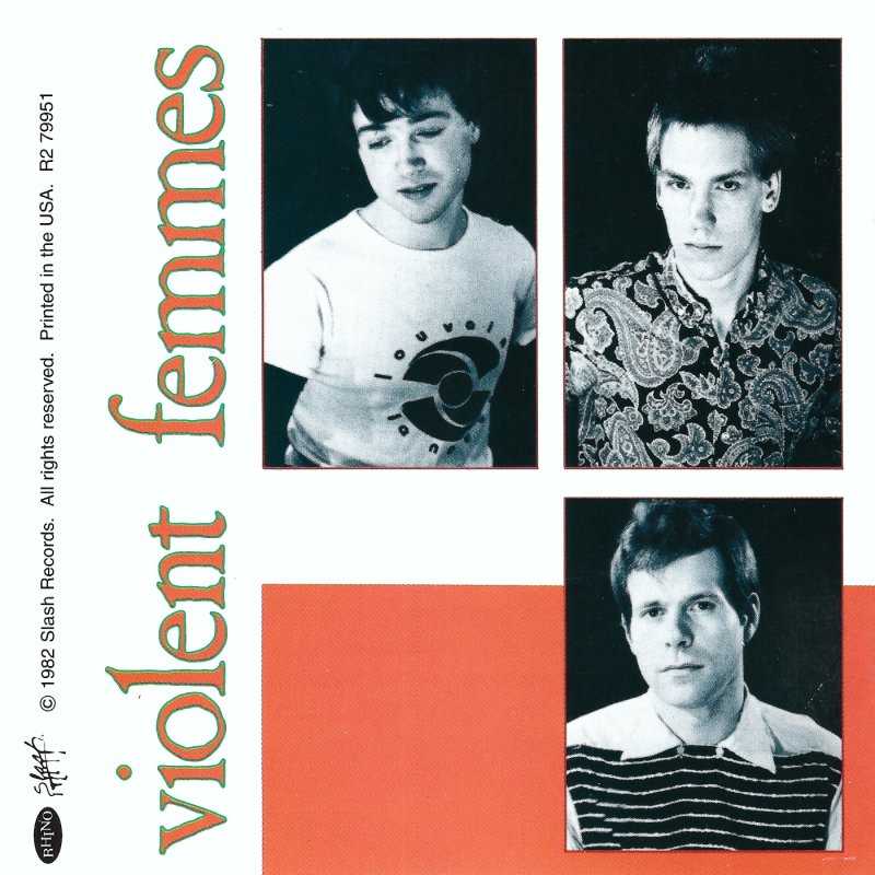 Violent Femmes - Violent Femmes (CD - 36) music collectible [Barcode 042282803528] - Main Image 2
