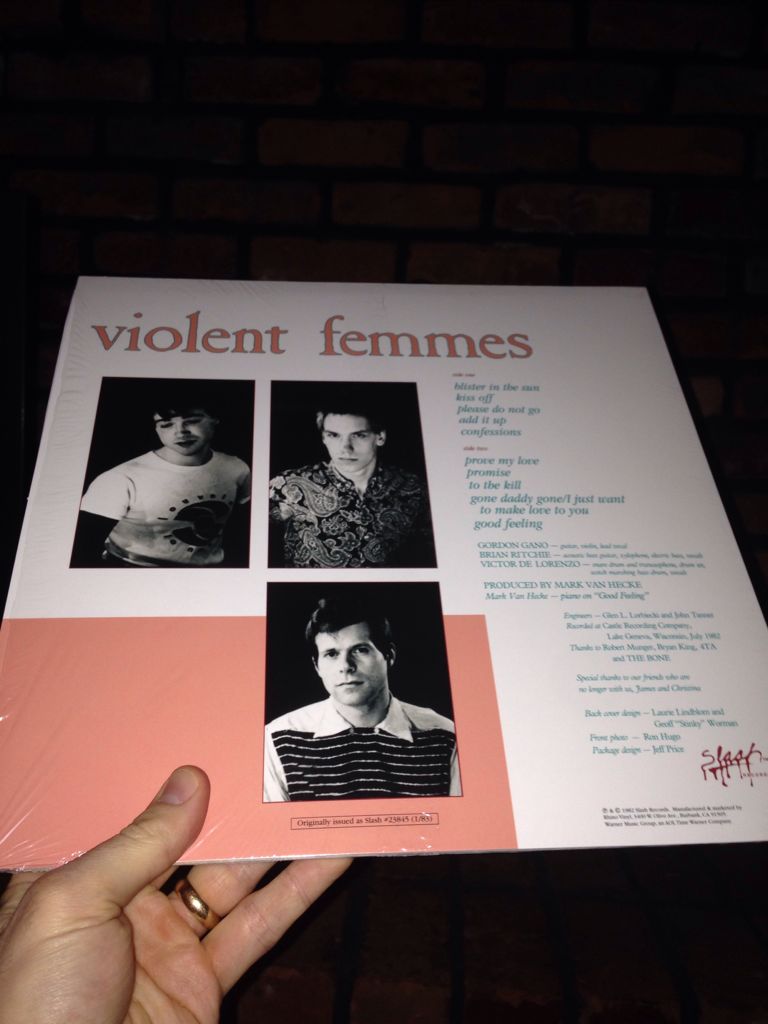 Violent Femmes - Violent Femmes (43) music collectible [Barcode 081227995119] - Main Image 2