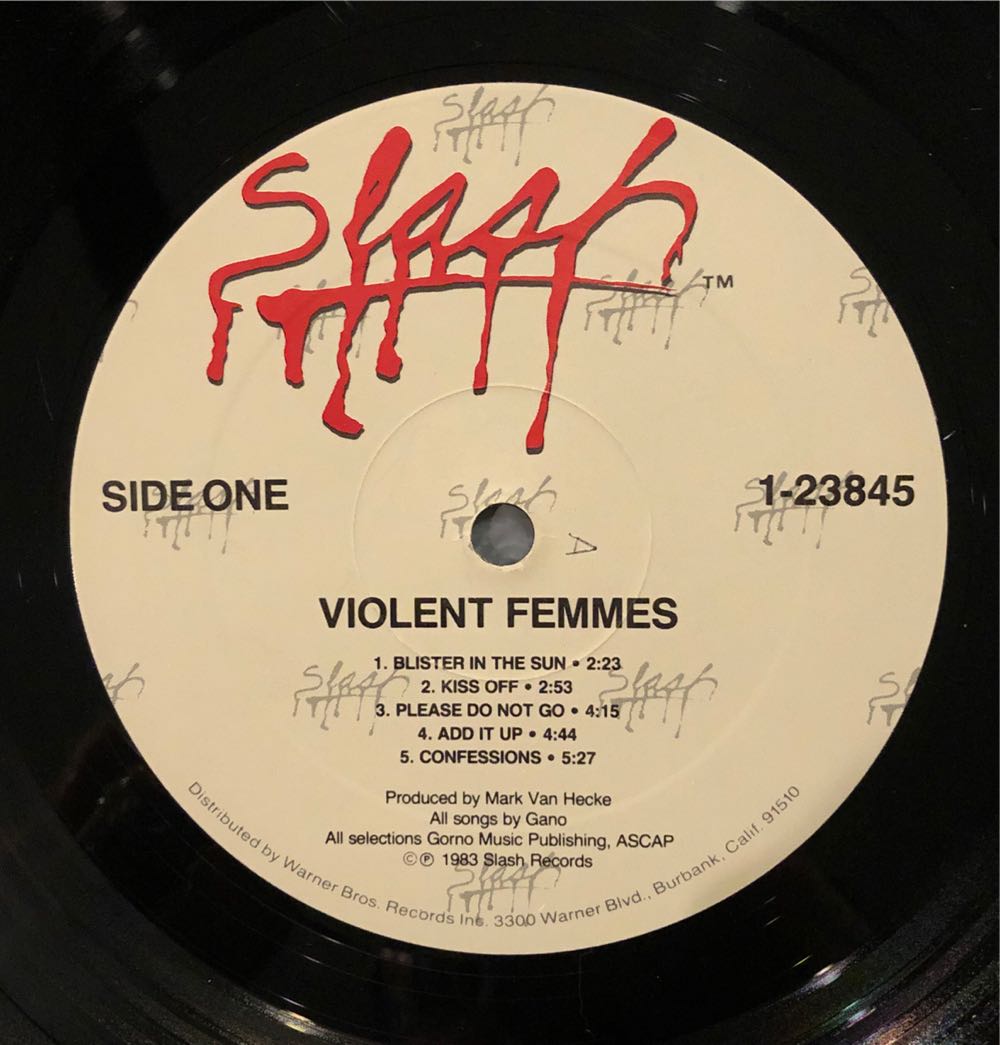 Violent Femmes - Violent Femmes (12”) music collectible - Main Image 3