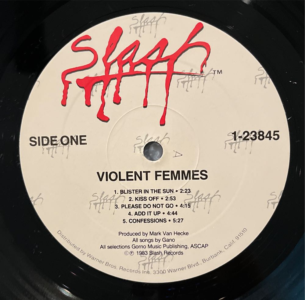 Violent Femmes - Violent Femmes (12”) music collectible - Main Image 3