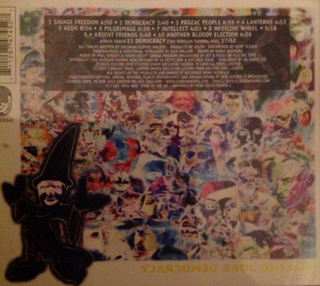 Democracy - Killing Joke (CD) music collectible [Barcode 711297474527] - Main Image 2