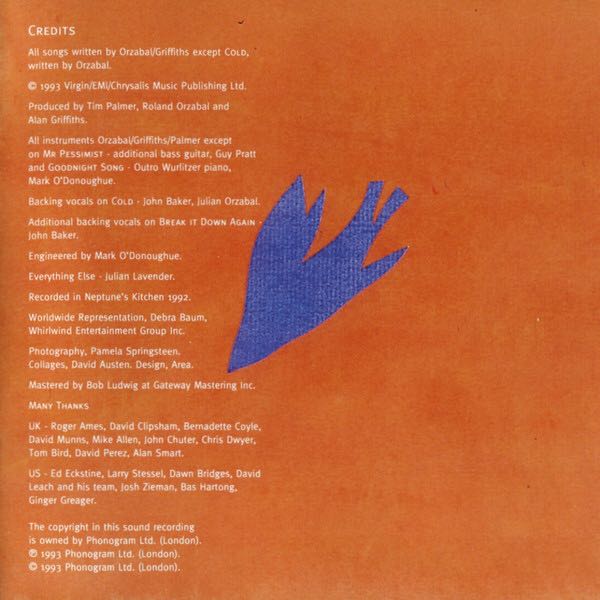 Elemental - Tears For Fears (CD - 46:51) music collectible [Barcode 731451487521] - Main Image 3