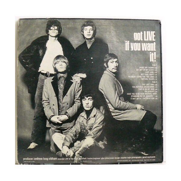 Got Live If You Want It - Rolling Stones, The (12” - 33.12) music collectible - Main Image 2