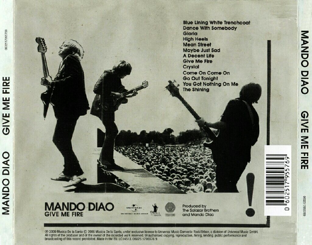 Give Me Fire - Mando Diao (CD) music collectible [Barcode 602527027159] - Main Image 2