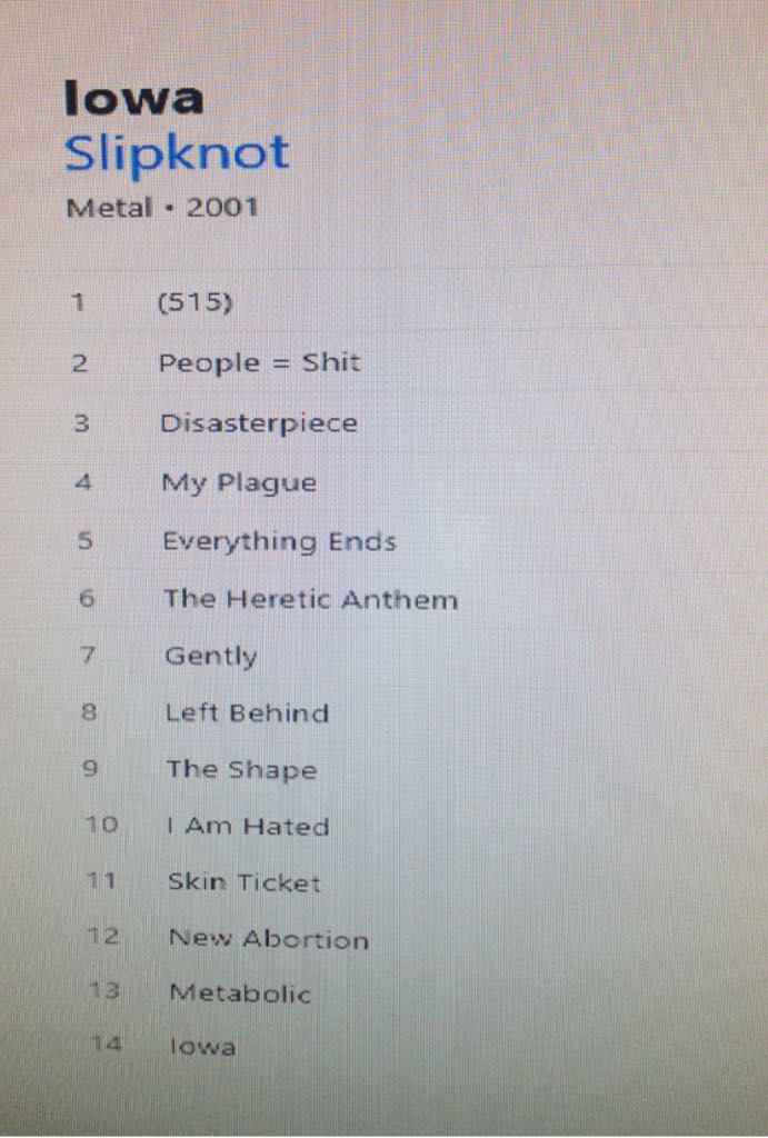 Iowa - Slipknot (CD - 67) music collectible [Barcode 744091006809] - Main Image 2