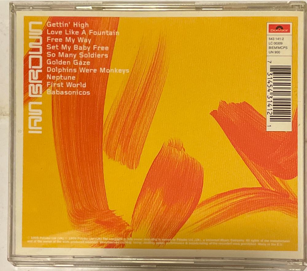 Golden Greats - Brown, Ian (CD - 45) music collectible [Barcode 731454314121] - Main Image 2