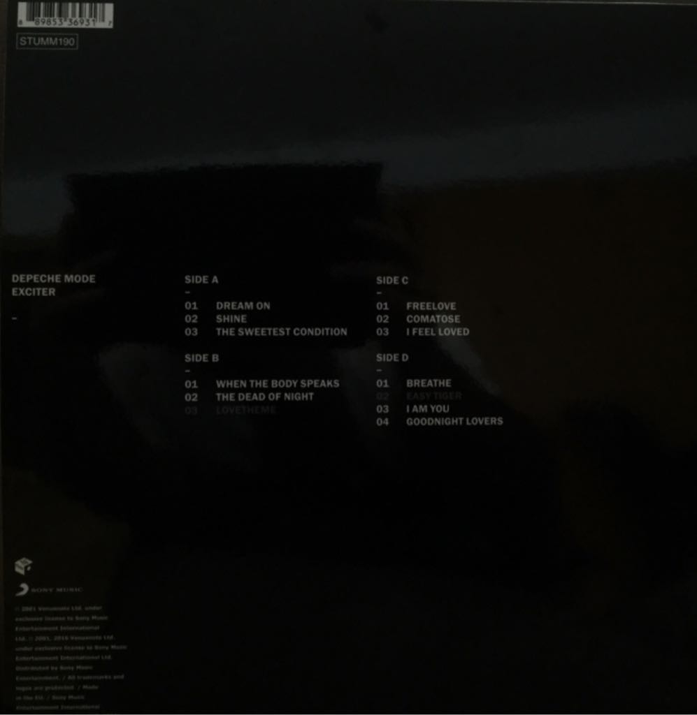 Exciter - Depeche Mode (12”) music collectible [Barcode 081227960773] - Main Image 2