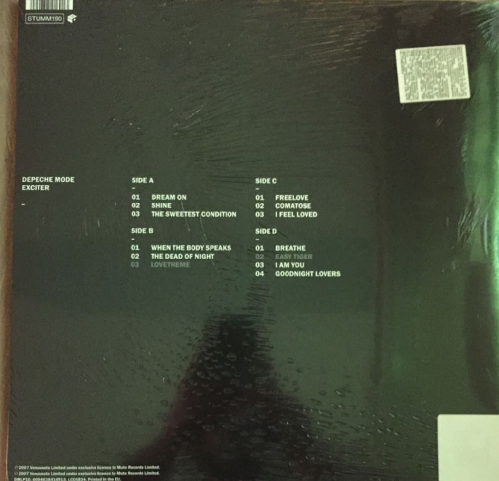 Exciter - Depeche Mode (12”) music collectible [Barcode 094638416913] - Main Image 2