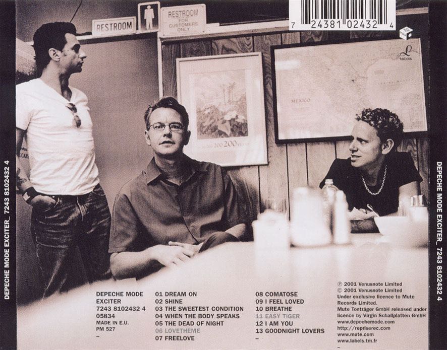 Exciter - Depeche Mode (CD - 57) music collectible [Barcode 094638417224] - Main Image 2