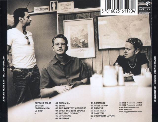 Exciter - Depeche Mode (CD) music collectible [Barcode 724381024324] - Main Image 2