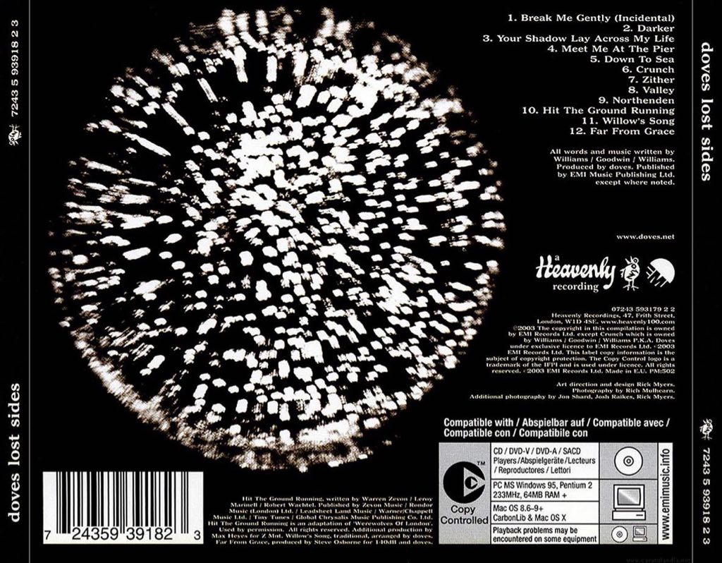 Lost Sides - Doves (CD) music collectible [Barcode 724359317922] - Main Image 2