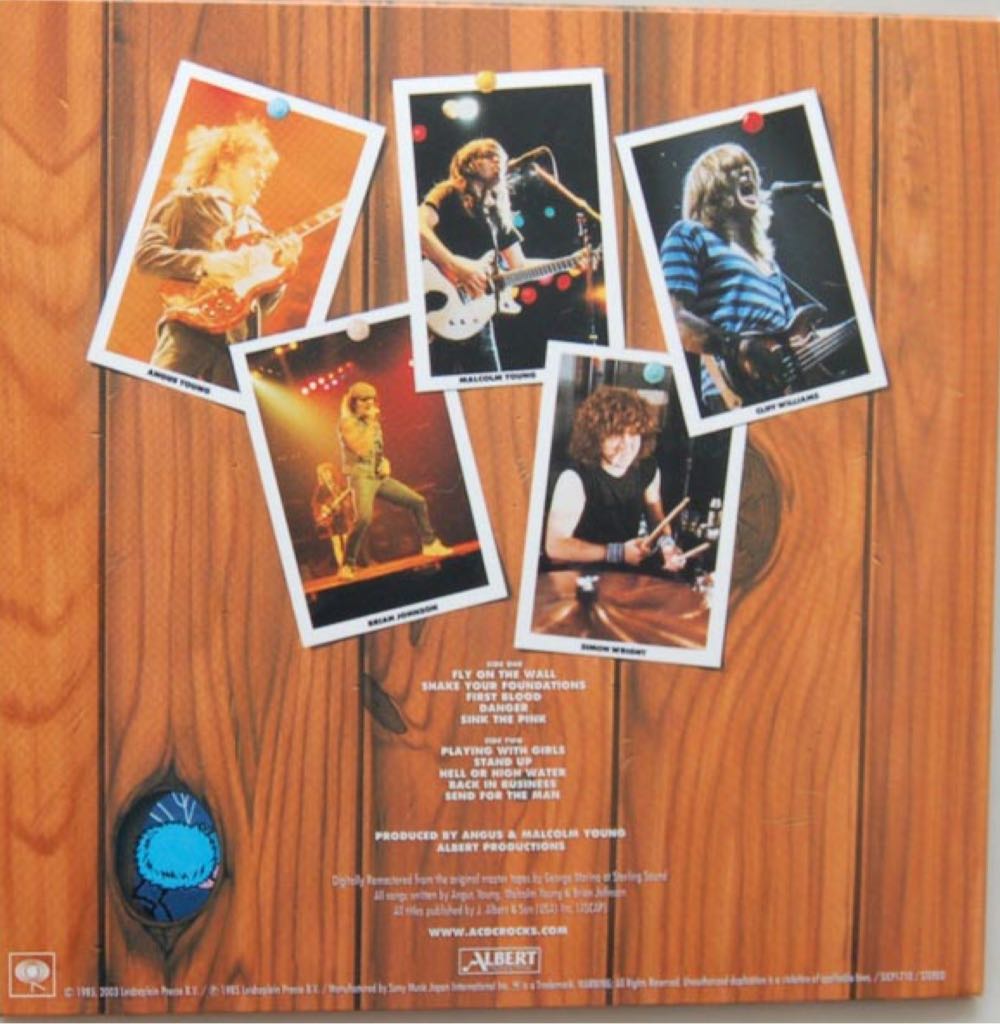 Fly On The Wall - ACDC (12” - 41) music collectible [Barcode 696998021013] - Main Image 2