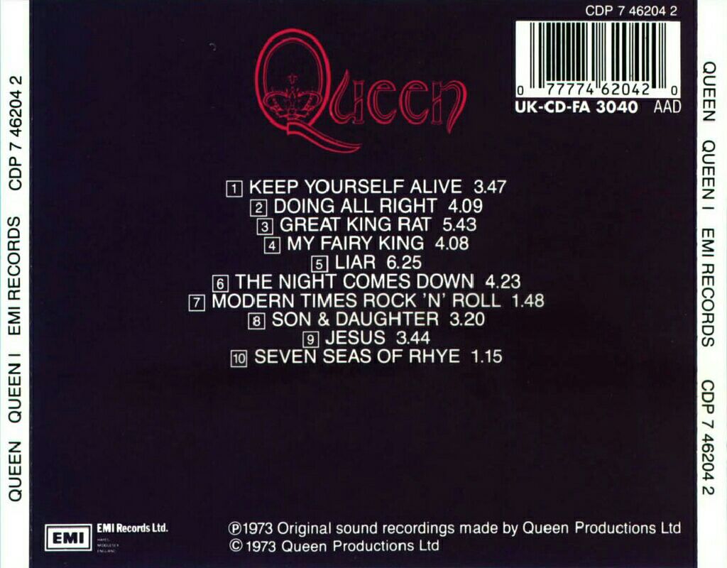 Queen - Queen (12” - 38) music collectible [Barcode 077774620420] - Main Image 2