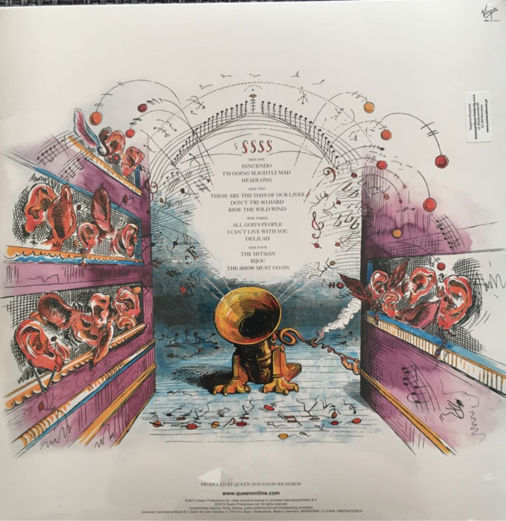 Innuendo - Queen (12” - 54) music collectible [Barcode 00602547202819] - Main Image 2