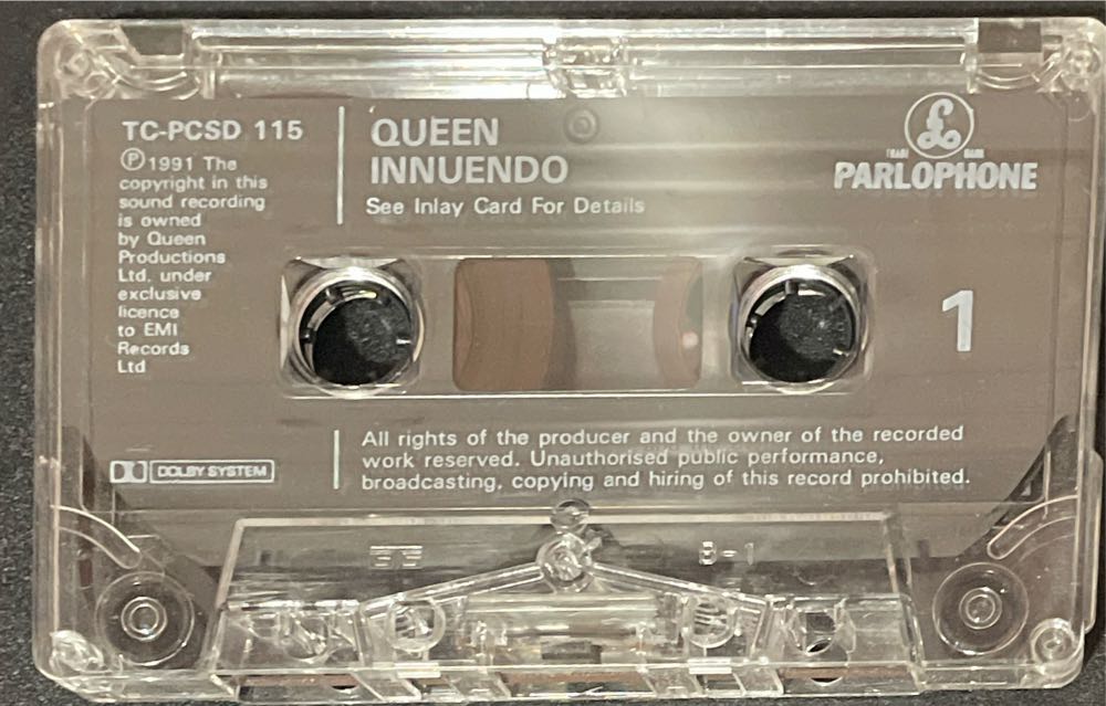 Innuendo - Queen (Cassette - 54) music collectible [Barcode 077779588749] - Main Image 3