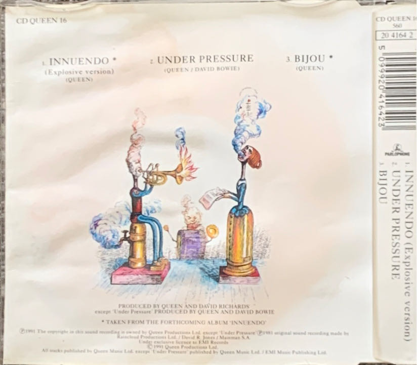 Innuendo - Queen (CD - 15) music collectible [Barcode 5099920416423] - Main Image 2
