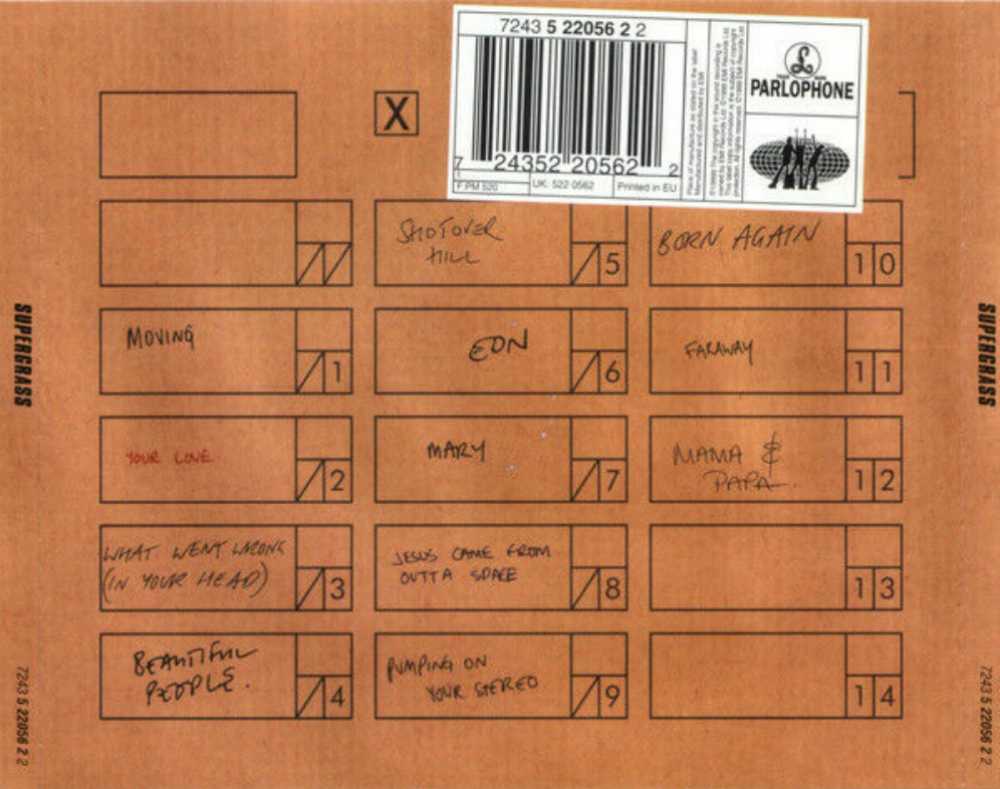 Supergrass - Supergrass (CD) music collectible [Barcode 724352205622] - Main Image 2