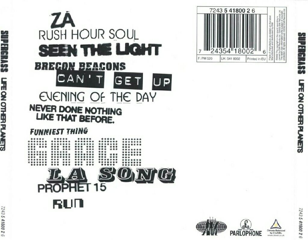 Life On Other Planets - Supergrass (CD) music collectible [Barcode 044006368528] - Main Image 2